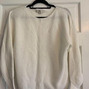 Loft boxy cream sweater